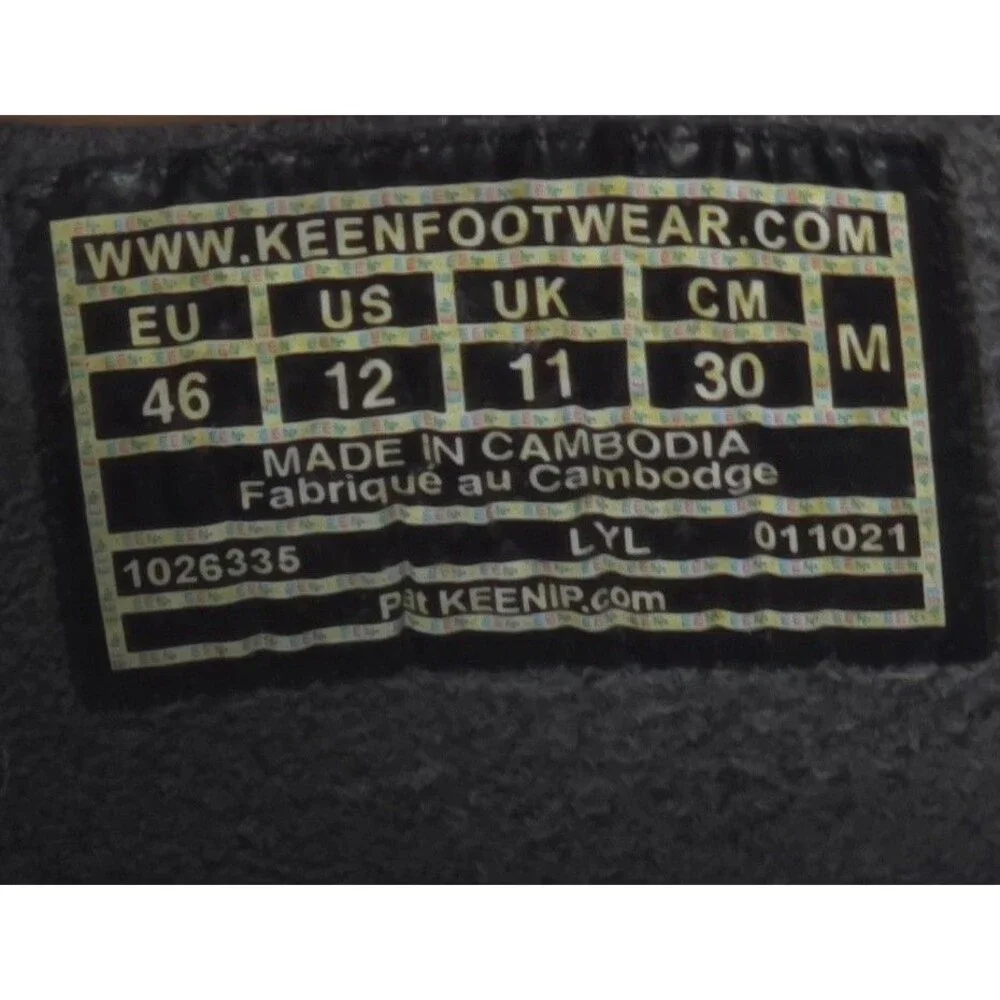 Keen Mens Sandals Uneek Casual Walking Round Cord Textile Size 12